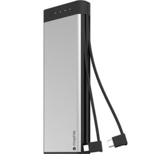 Mophie Encore Plus 20K 20,100mAh Portable Power Bank w/ Built-In USB Type-C & Micro-USB Cables for $22 Mophie Encore Plus 20K 20,100mAh Portable Power Bank w/ Built-In USB Type-C & Micro-USB Cables for $22