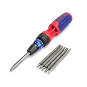 WORKPRO 12-in-1 Multi-Bit Ratcheting Screwdriver, Quick-load Mechanism Bits Hold in Handle for $43