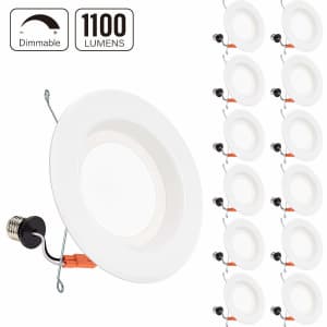 Shine Hai 6" LED Recessed Lighting 12-Pack for $44 Shine Hai 6" LED Recessed Lighting 12-Pack for $44