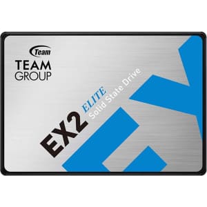Teamgroup EX2 2TB 3D NAND TLC 2.5 Inch SATA III Internal SSD for $70