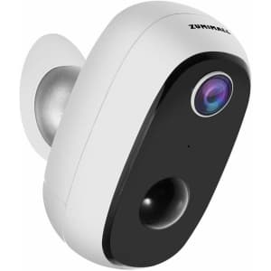 Zumimall Wireless Battery Powered Home Security Camera for $46