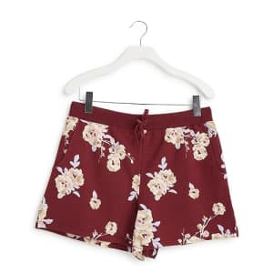 Vera Bradley Women's French Terry Shorts with Pockets (Extended Size Range), Blooms and Branches for $26