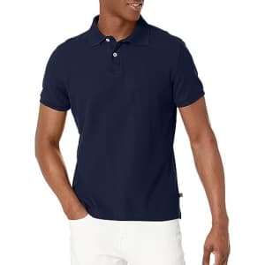 Lee Men's Modern Fit Short Sleeve Polo Shirt for $10