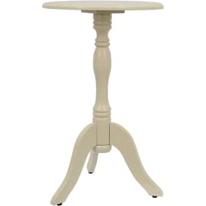 Decor Therapy Simplify Pedestal Accent Table for $65