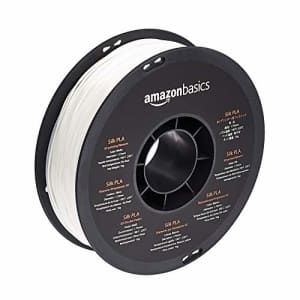 AmazonBasics Silk PLA 3D Printer Filament, 1.75mm, White, 1 kg Spool (2.2 lbs) for $25 AmazonBasics Silk PLA 3D Printer Filament, 1.75mm, White, 1 kg Spool (2.2 lbs) for $25