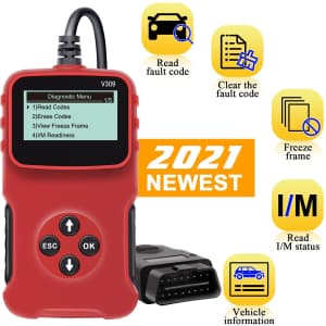 LeeKooLuu OBD2 Car Diagnostic Scanner for $18