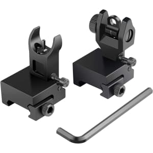 Flip Up Front and Rear Iron Sight for $24
