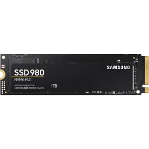 Samsung 980 1TB M.2 NVMe Internal SSD for $80