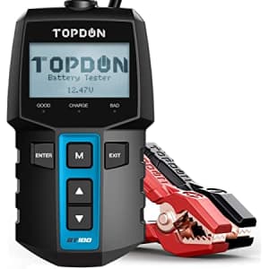 Topdon 12V Automotive Car Battery Tester for $39