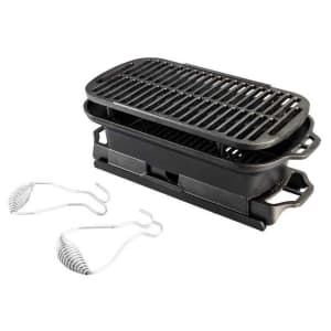Lodge Cast Iron Seasoned Sportsman's Pro Charcoal Grill for $118