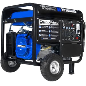 DuroMax 8,000W Portable Electric Start Gas Generator for $679 DuroMax 8,000W Portable Electric Start Gas Generator for $679