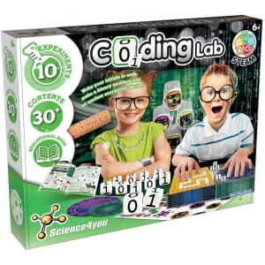 PlayMonster Science4you 10-Experiment Coding Lab for $13