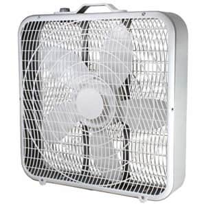 Comfort Zone CZ200A 20" 3-Speed Box Fan for Full-Force Air Circulation for $33