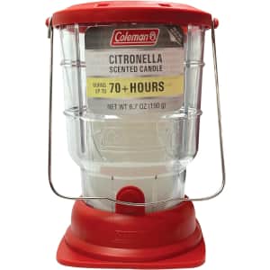 Coleman 70+ Hour Citronella Candle Lantern for $9