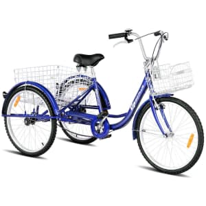 GoPlus Adults' 26" Single-Speed Tricycle for $232