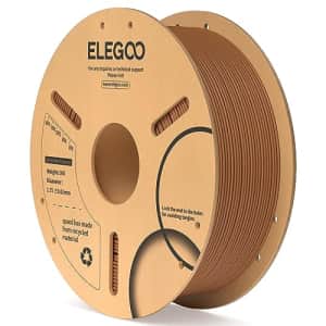 ELEGOO PLA Filament 1.75mm Brown 1KG, 3D Printer Filament Dimensional Accuracy +/- 0.02mm, 1kg for $18