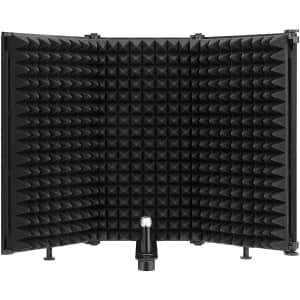 Moukey Studio Recording Microphone Isolation Shield for $40