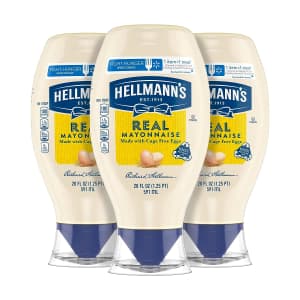 Hellmann's Real Mayonnaise Squeeze Bottle 3-Pack for $11 via Sub & Save