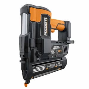 Freeman PE20V2118G Cordless 20V 2-in-1 18 Gauge 2" Nailer and Stapler with Batteries, Case, and for $271
