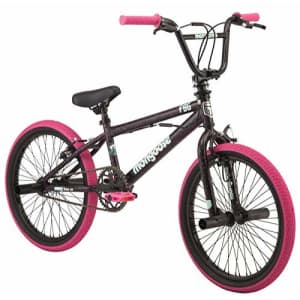 Mongoose FSG BMX Bike, 20" Wheels, Single Speed, Black/Pink for $132 Mongoose FSG BMX Bike, 20" Wheels, Single Speed, Black/Pink for $132