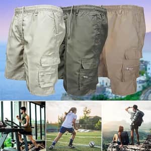 Gymstugan Men's Cargo Shorts for $6