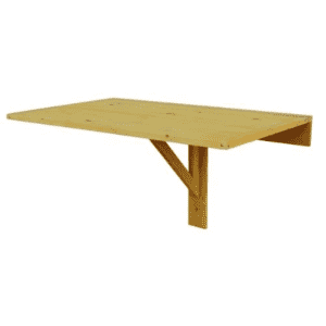 Leisure Season Solid Cypress Wood Wall-Mounted Drop-Leaf Table for $75