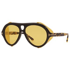 Tom Ford NEUGHMAN FT 0882 Black Havana/Brown Yellow 60/15/145 men Sunglasses for $266