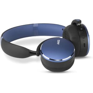 AKG Y500 On-Ear Foldable Wireless Bluetooth Headphones for $30