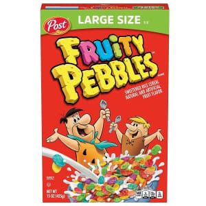 Fruity Pebbles 15-oz. Box for $2.52 via Sub & Save