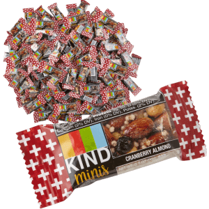 KIND Cranberry Almond Mini Nut Bar 144-Pack (Past Best By) for $15