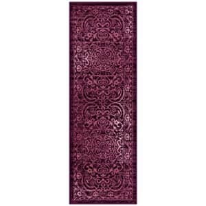 Maples Rugs Pelham Vintage Runner Rug Non Slip Hallway Entry Carpet [Made in USA], 1'8 x 5, for $20