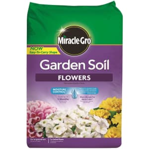 Miracle-Gro Flowers 1.5-Cu. Ft. Garden Soil for $8.99 for members