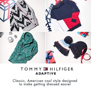 Tommy Hilfiger Boys' Tropics Woven Short, Ecru Multi, 14 for $11