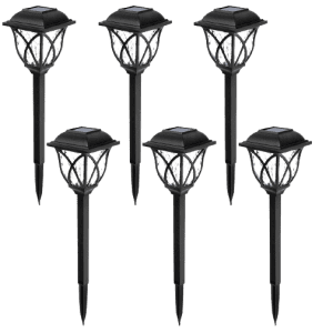 Gigalumi LED Solar Pathway Light 6-Pack for $28