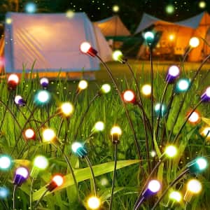 Firefly Solar Garden Lights for $9
