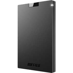 Buffalo 500GB External SSD for $36