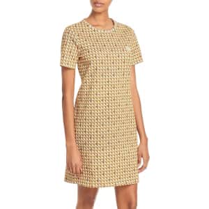 Tory Burch Women's Basket-Weave T-Shirt Dress for $159 Tory Burch Women's Basket-Weave T-Shirt Dress for $159