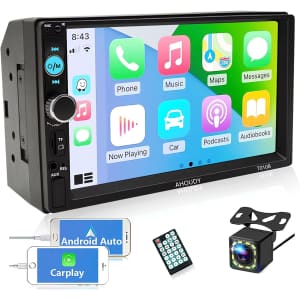 Ahoudy Double Din Car Stereo for $99