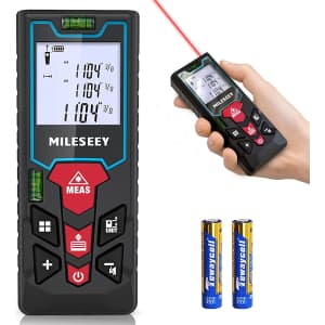 Mileseey 131-Foot Laser Measure for $18 w/ Prime