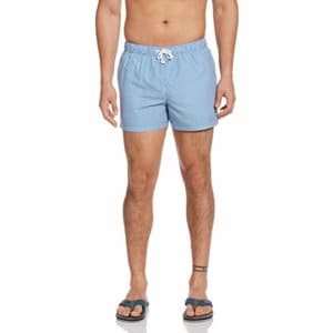 Original Penguin Men's Printed Elastic Waist Box Swim Short, Deep Water, X Large for $40 Original Penguin Men's Printed Elastic Waist Box Swim Short, Deep Water, X Large for $40