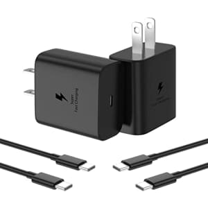 Samsung 45W USB-C Charger 2-Pack for $22