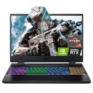 acer 2023 Newest Nitro 5 Gaming Laptop, 15.6" QHD IPS 165Hz Display, AMD Ryzen 7 6800H (8 cores), for $1,100