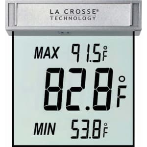 La Crosse Digital Window Thermometer for $16 La Crosse Digital Window Thermometer for $16