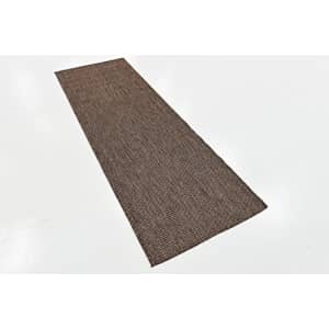 Unique Loom Solid Collection Casual Transitional Indoor and Outdoor Flatweave Runner Rug, 2' x 6', for $27 Unique Loom Solid Collection Casual Transitional Indoor and Outdoor Flatweave Runner Rug, 2' x 6', for $27