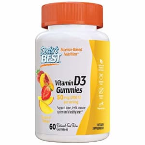 Doctor's Best Vitamin D3 Gummies to Support Healthy Bones, Immune System and Heart Health, 2000 IU for $11 Doctor's Best Vitamin D3 Gummies to Support Healthy Bones, Immune System and Heart Health, 2000 IU for $11