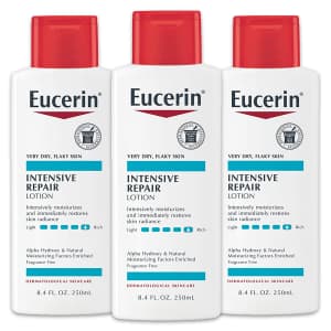 Eucerin 8.4-oz. Intensive Repair Lotion 3-Pack for $11 via Sub & Save
