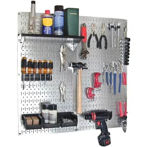 Wall Control Galvanized Steel Pegboard Tool Organizer Kit for $71 Wall Control Galvanized Steel Pegboard Tool Organizer Kit for $71
