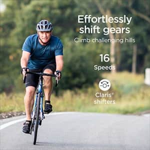 Schwinn Fastback AL Claris Adult Performance Road Bike, Beginner to Intermediate Bicycle Riders, for $516