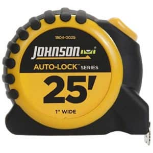 Johnson Level & Tool 1804-0025 1x25 Auto Tape Measure, for $9