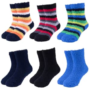 Hot Feet Toddler Crew Warm Thermal Socks 6-Pack for $8 Hot Feet Toddler Crew Warm Thermal Socks 6-Pack for $8